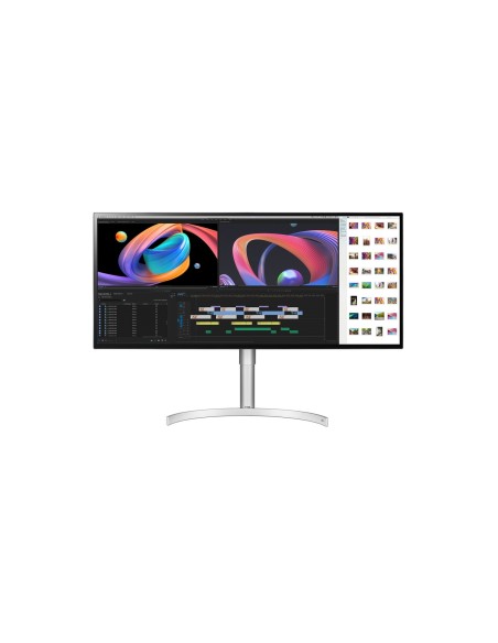 LG 34WK95U-W Monitor PC 86,4 cm (34") 5120 x 2160 Pixel 5K Ultra HD LED Nero, Argento, Bianco