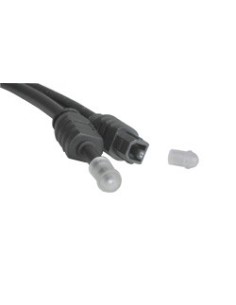 Lindy TosLink Optical SPDIF Cable, 2m cavo audio Nero