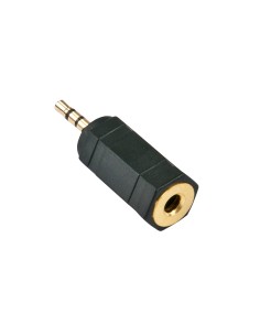 Lindy 35622 adattatore per inversione del genere dei cavi 2.5mm 3.5mm Nero