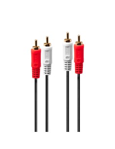 Lindy 35664 cavo audio 10 m 2 x RCA Rosso, Bianco