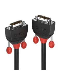Lindy 36251 cavo DVI 1 m DVI-D Nero, Rosso
