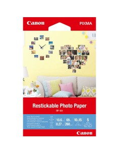 Canon Adesivi fotografici rimovibili RP-101, 10,2x15,2 cm, 5 fogli