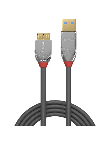 Lindy 36656 cavo USB 0,5 m USB 3.2 Gen 1 (3.1 Gen 1) USB A Micro-USB B Grigio