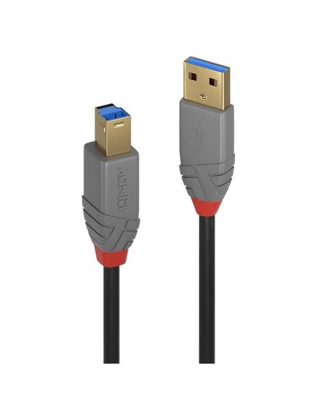 Lindy 36744 cavo USB 5 m USB 3.2 Gen 1 (3.1 Gen 1) USB A USB B Nero