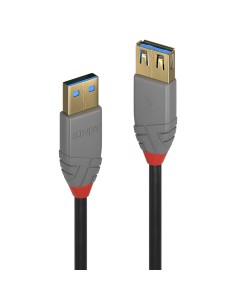 Lindy 36760 cavo USB 0,5 m USB 3.2 Gen 1 (3.1 Gen 1) USB A Nero
