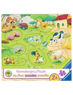 Ravensburger Kleiner Bauernhof Puzzle da pavimento 9 pz Fattoria