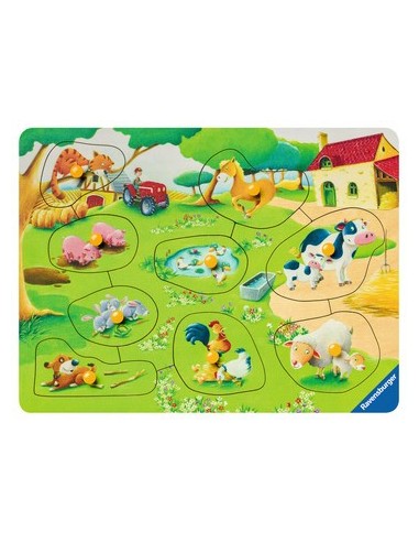 Ravensburger Kleiner Bauernhof Puzzle da pavimento 9 pz Fattoria