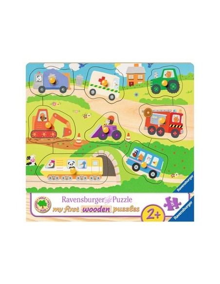 Ravensburger 00.003.684 Puzzle con formine Veicoli