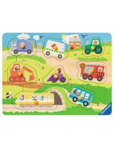 Ravensburger 00.003.684 Puzzle con formine Veicoli 2