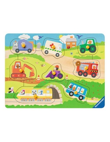 Ravensburger 00.003.684 Puzzle con formine Veicoli