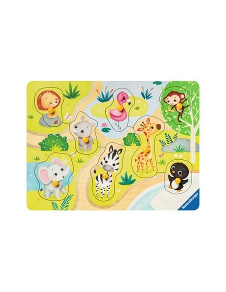 Ravensburger 00.003.687 Puzzle con formine 8 pz Animali