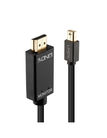 Lindy 36929 cavo e adattatore video 5 m Mini DisplayPort HDMI tipo A (Standard) Nero