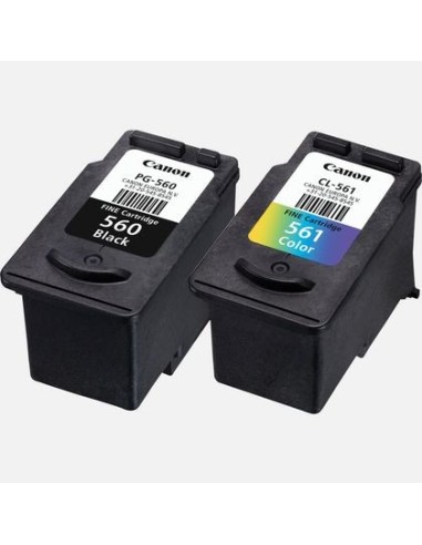 Canon PG-560   CL-561 cartuccia d'inchiostro 2 pz Originale Resa standard Nero, Ciano, Magenta, Giallo