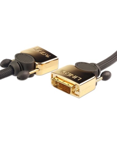 Lindy 37144 cavo DVI 5 m DVI-D Antracite