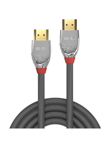 Lindy 37870 cavo HDMI 0,5 m HDMI tipo A (Standard) Nero, Argento