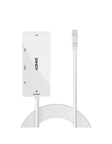 Lindy 38311 hub di interfaccia 21600 Mbit s Bianco