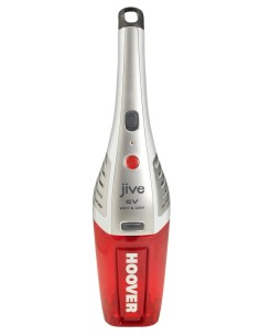 Hoover Jive Rosso, Argento Senza sacchetto