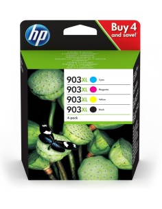 HP 903XL cartuccia d'inchiostro 4 pz Originale Resa elevata (XL) Nero, Ciano, Magenta, Giallo