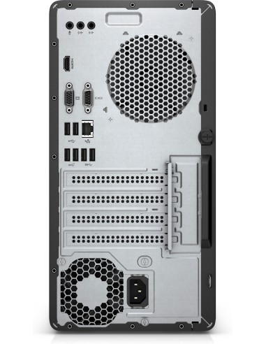 HP 285 G3 DDR4-SDRAM A8-9600 Micro Tower AMD A8 8 GB 256 GB SSD Windows 10 Pro PC Nero