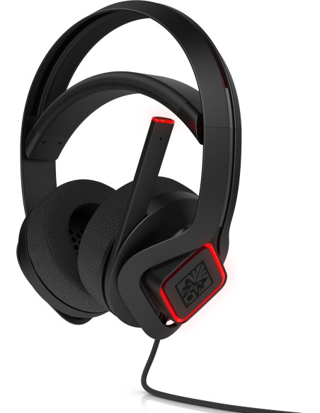 HP Omen X by Mindframe Headset Auricolare Cablato A Padiglione Giocare USB tipo A Nero, Rosso
