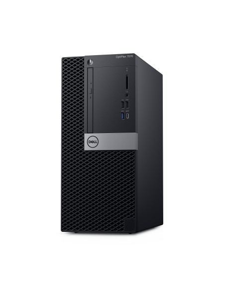 DELL OptiPlex 7070 DDR4-SDRAM i7-9700 Mini Tower Intel® Core™ i7 8 GB 256 GB SSD Windows 10 Pro PC Nero