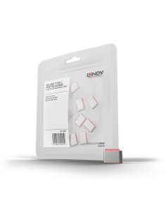Lindy 40437 clip sicura USB tipo-C Rosa 10 pz