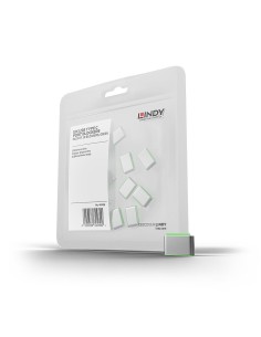 Lindy 40438 clip sicura USB tipo-C Verde 10 pz