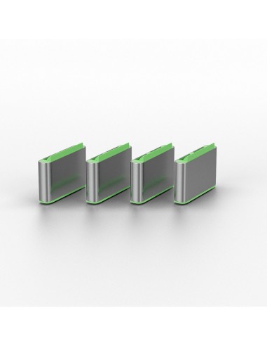 Lindy 40438 clip sicura USB tipo-C Verde 10 pz