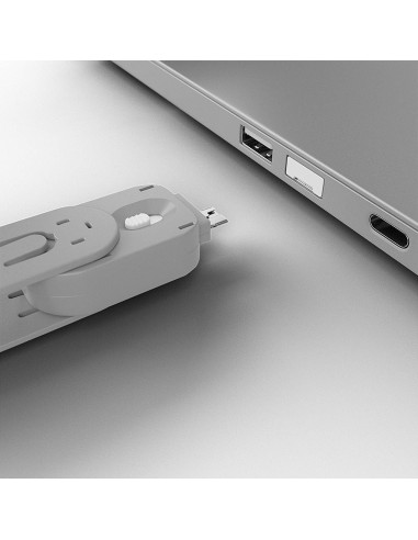 Lindy 40454 clip sicura Bloccaporte + chiave USB tipo A Bianco Acrilonitrile butadiene stirene (ABS) 5 pz