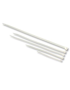 Lindy 7.2x350mm, 100 pcs fascetta Poliammide, Gomma Trasparente 100 pz