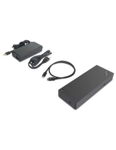Lenovo 40AN0135EU replicatore di porte e docking station per notebook Cablato Thunderbolt 3 Nero, Rosso
