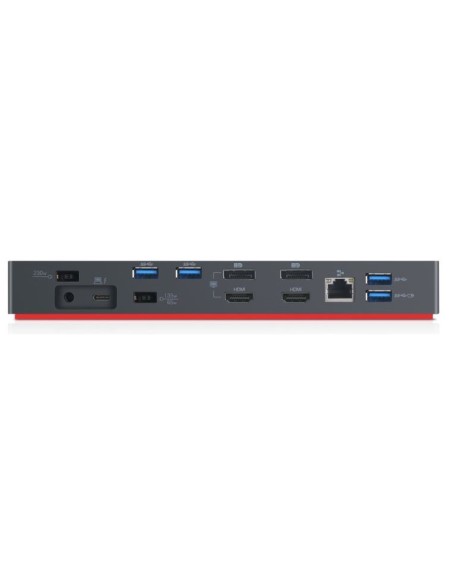 Lenovo 40AN0135EU replicatore di porte e docking station per notebook Cablato Thunderbolt 3 Nero, Rosso