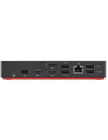 Lenovo 40AS0090EU replicatore di porte e docking station per notebook Cablato USB 3.2 Gen 1 (3.1 Gen 1) Type-C Nero