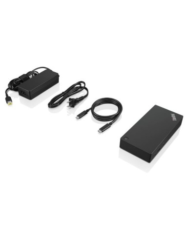 Lenovo 40AS0090EU replicatore di porte e docking station per notebook Cablato USB 3.2 Gen 1 (3.1 Gen 1) Type-C Nero