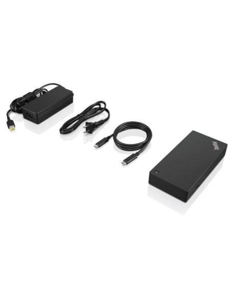 Lenovo 40AS0090EU replicatore di porte e docking station per notebook Cablato USB 3.2 Gen 1 (3.1 Gen 1) Type-C Nero