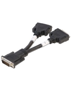 Lindy 41009 cavo e adattatore video 0,016 m DMS 2 x DVI Nero
