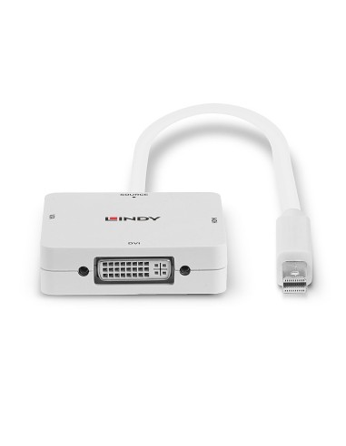 Lindy 41035 cavo e adattatore video 0,2 m Bianco