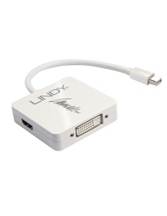 Lindy 41039 cavo e adattatore video 0,2 m Bianco 2