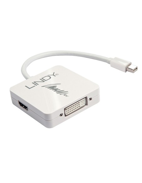 Lindy 41039 cavo e adattatore video 0,2 m Bianco