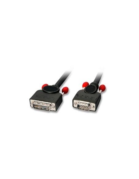 Lindy 41196 cavo e adattatore video 2 m DVI-I VGA (D-Sub) Nero