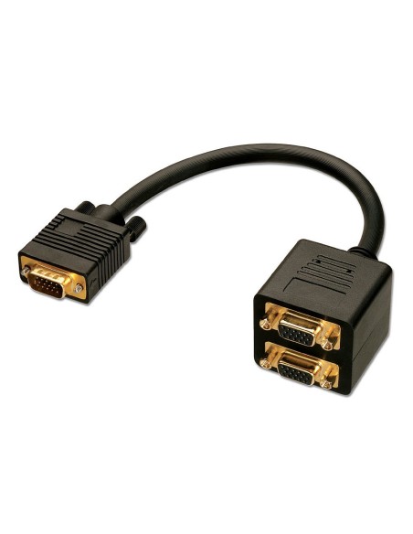 Lindy 41214 cavo VGA 0,18 m VGA (D-Sub) Nero