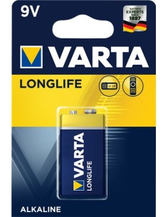 Varta Longlife Extra 9V Batteria monouso Alcalino