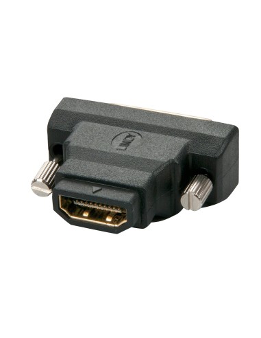 Lindy 41228 adattatore per inversione del genere dei cavi HDMI-A FM DVI-D M Nero