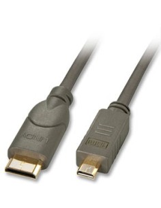 Lindy 1.5m HDMI cavo HDMI 1,5 m HDMI Type C (Mini) HDMI tipo D (Micro) Nero