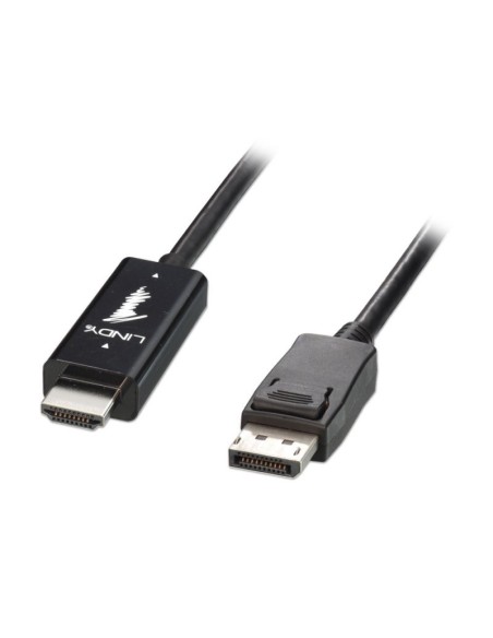 Lindy 41486 cavo e adattatore video 2 m HDMI tipo A (Standard) DisplayPort Nero