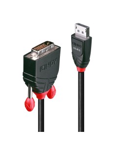 Lindy 41493 cavo e adattatore video 5 m DVI-D DisplayPort Nero