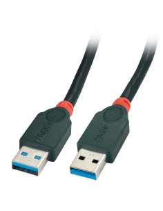 Lindy 41822 cavo USB 2 m USB 3.2 Gen 1 (3.1 Gen 1) USB A Nero
