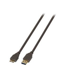 Lindy 41867 cavo USB 2 m USB 3.2 Gen 1 (3.1 Gen 1) USB A Micro-USB B Antracite