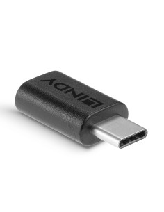 Lindy 41896 adattatore per inversione del genere dei cavi USB-C Micro-B Nero 2