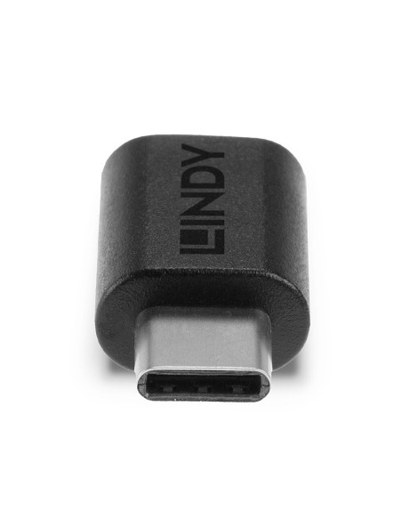Lindy 41896 adattatore per inversione del genere dei cavi USB-C Micro-B Nero
